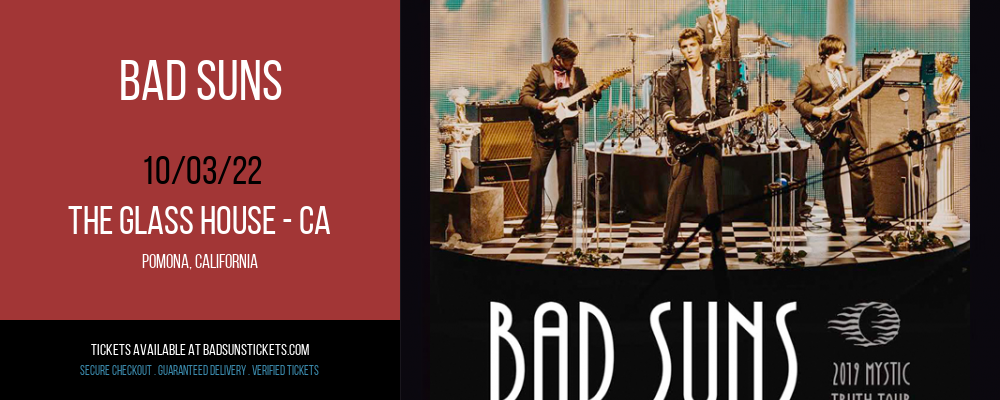 Bad Suns at Bad Suns Tour tickets Bad Suns at Bad Suns Tour