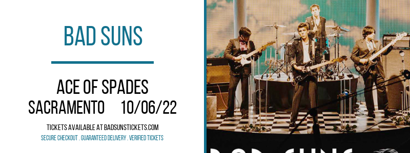 Bad Suns at Bad Suns Tour tickets Bad Suns at Bad Suns Tour