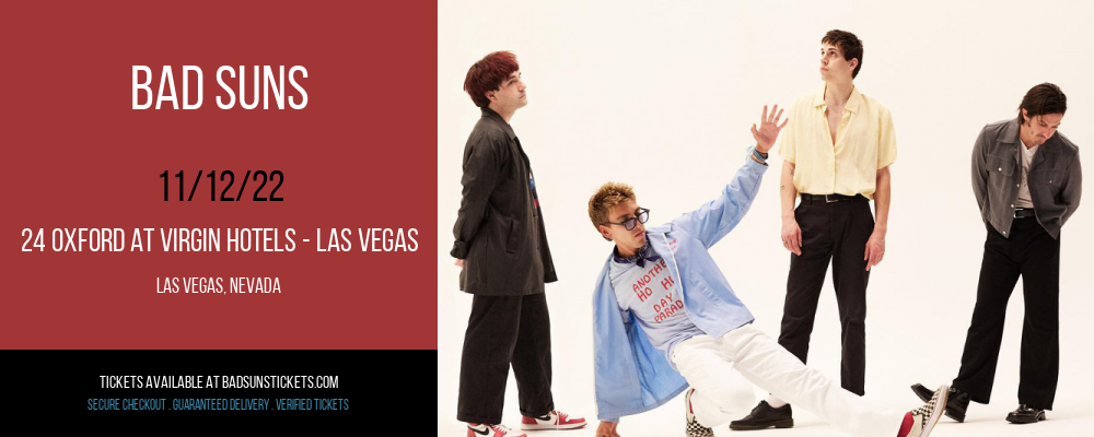 Bad Suns at Bad Suns Tour tickets Bad Suns at Bad Suns Tour