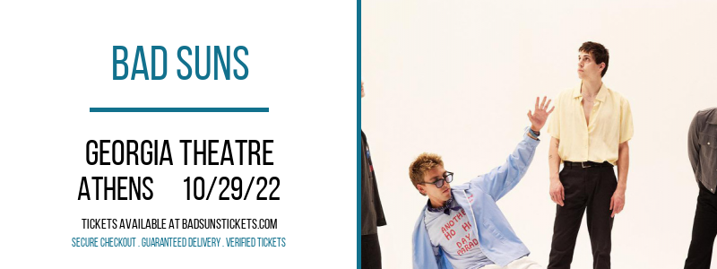 Bad Suns at Bad Suns Tour tickets Bad Suns at Bad Suns Tour