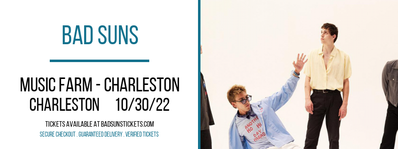 Bad Suns at Bad Suns Tour tickets Bad Suns at Bad Suns Tour