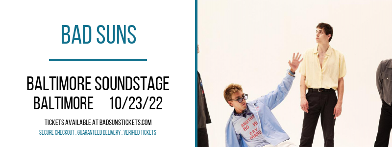 Bad Suns at Bad Suns Tour tickets Bad Suns at Bad Suns Tour